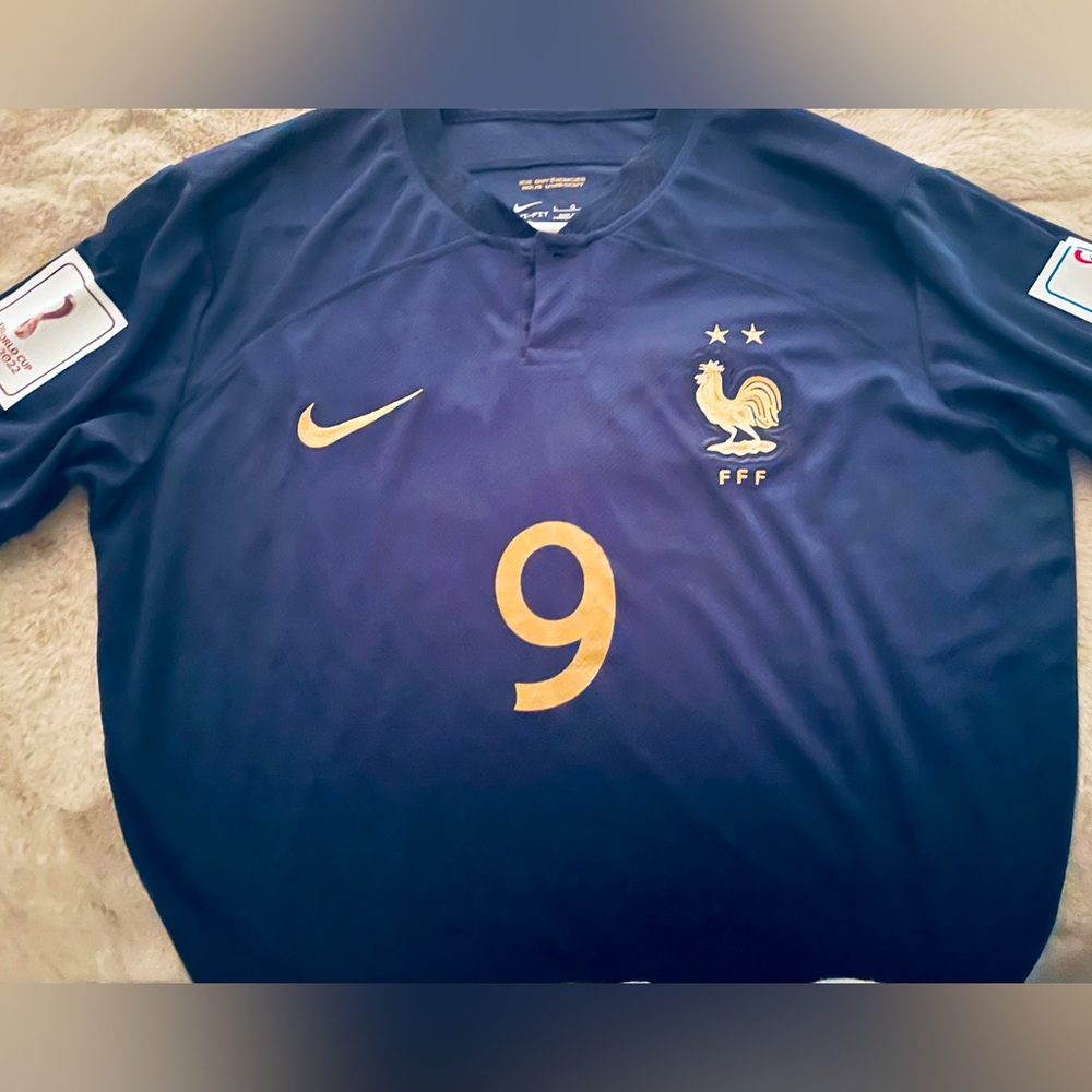 **BRAND NEW** NIKE France Olivier Giroud Official 2022 FIFA World Cup Jersey